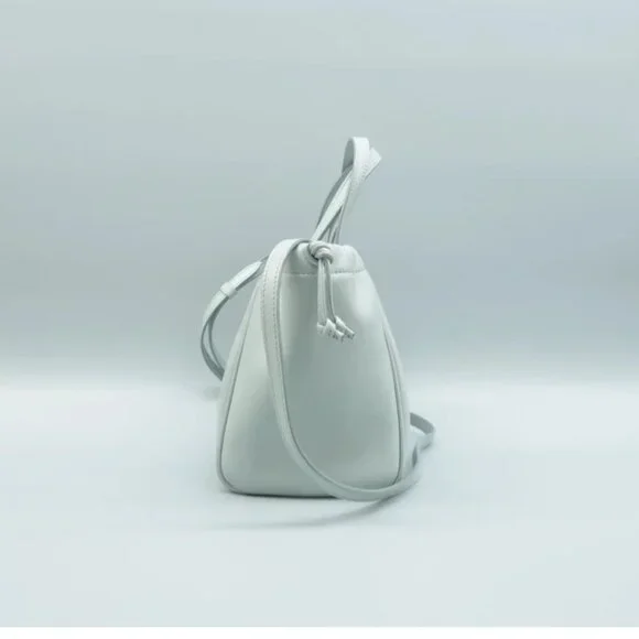 100% Authentic CELINE Blue Leather Satchel - Picture 4 of 12